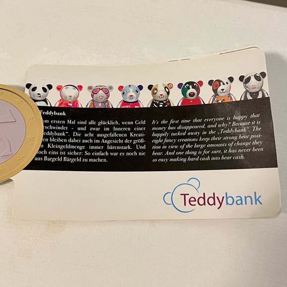 COPY - NWT Teddy Bank Made in Germany! - Picture 8 of 13